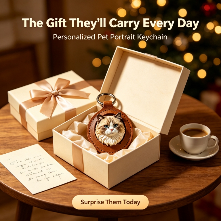 The Gift They’ll Carry Every Day: Personalized 3D Pet Keychain